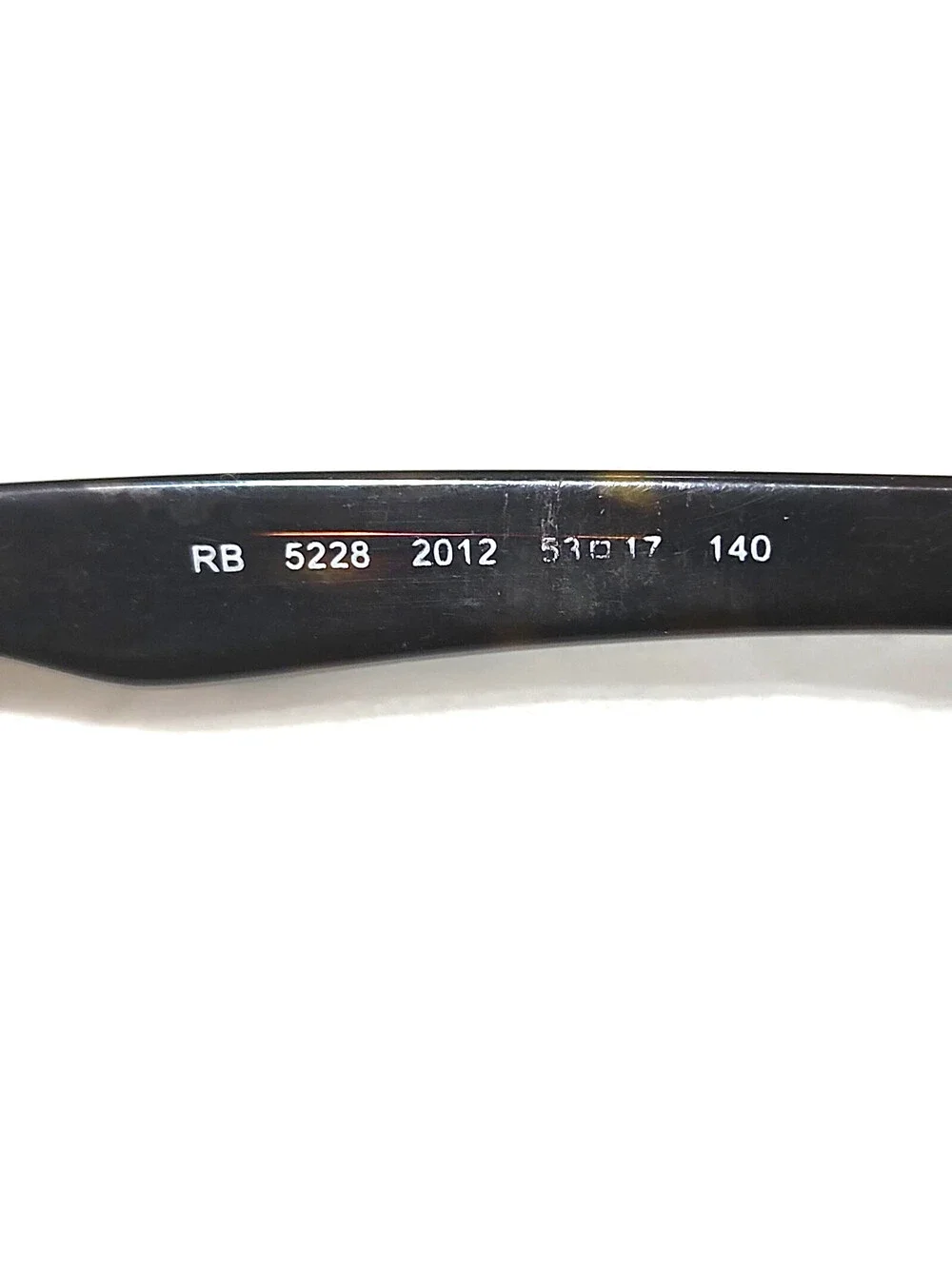 Ray Ban RB5228 2012 Tortoise Brown Oval Eyeglasses 53-17 140